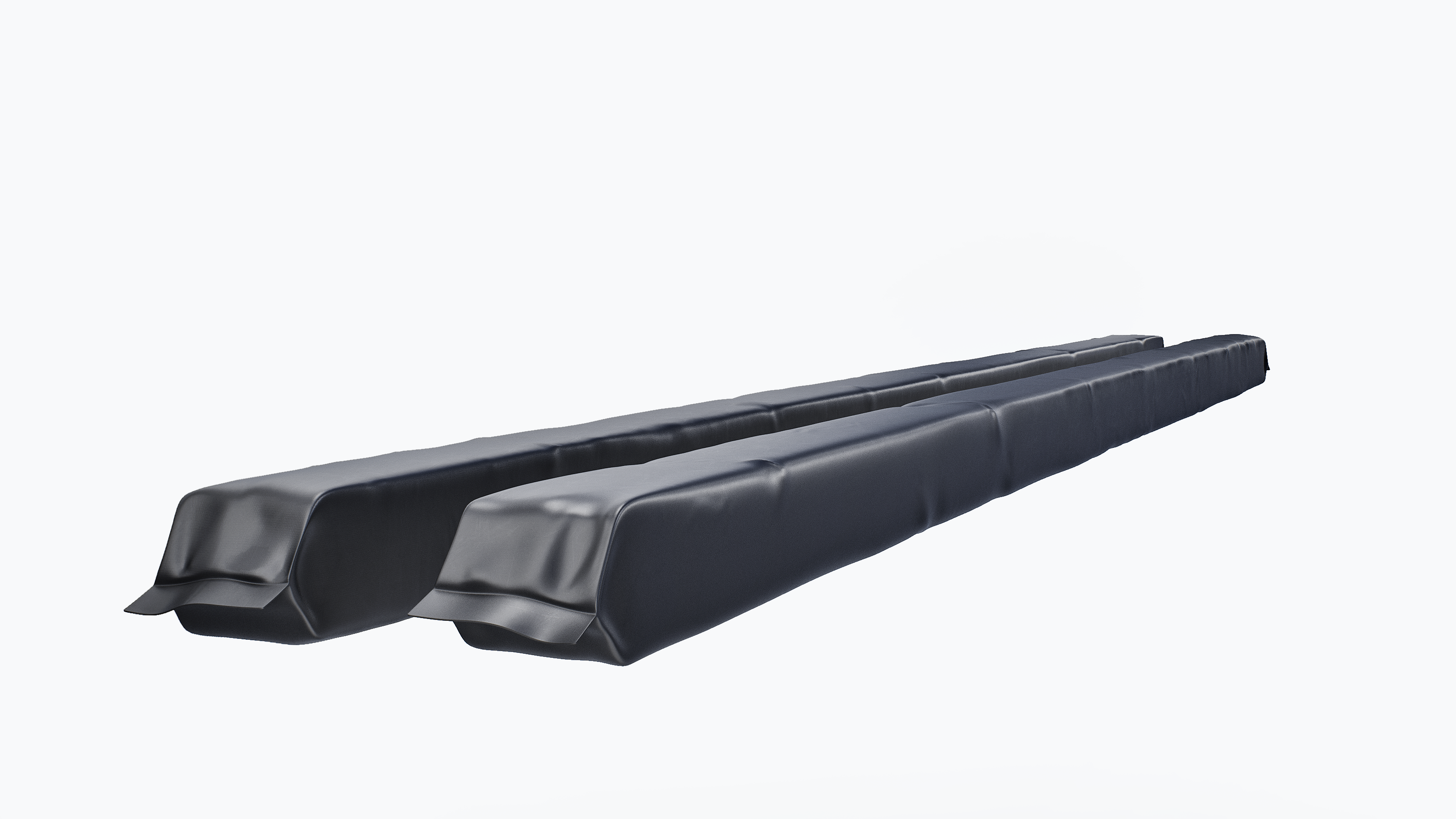 2er-Set Softstange/Softpole/Flexpole • 300cm • Schwarz