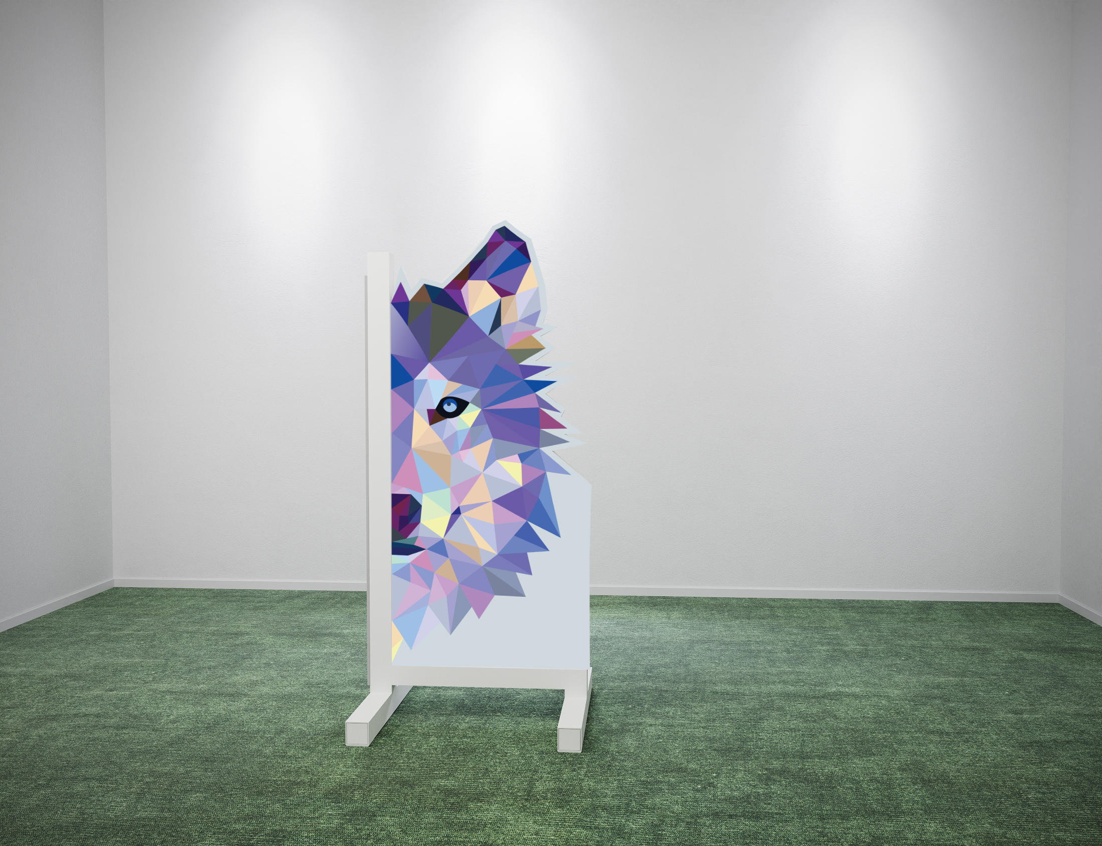 Designhindernis Ice Wolf • 180 cm