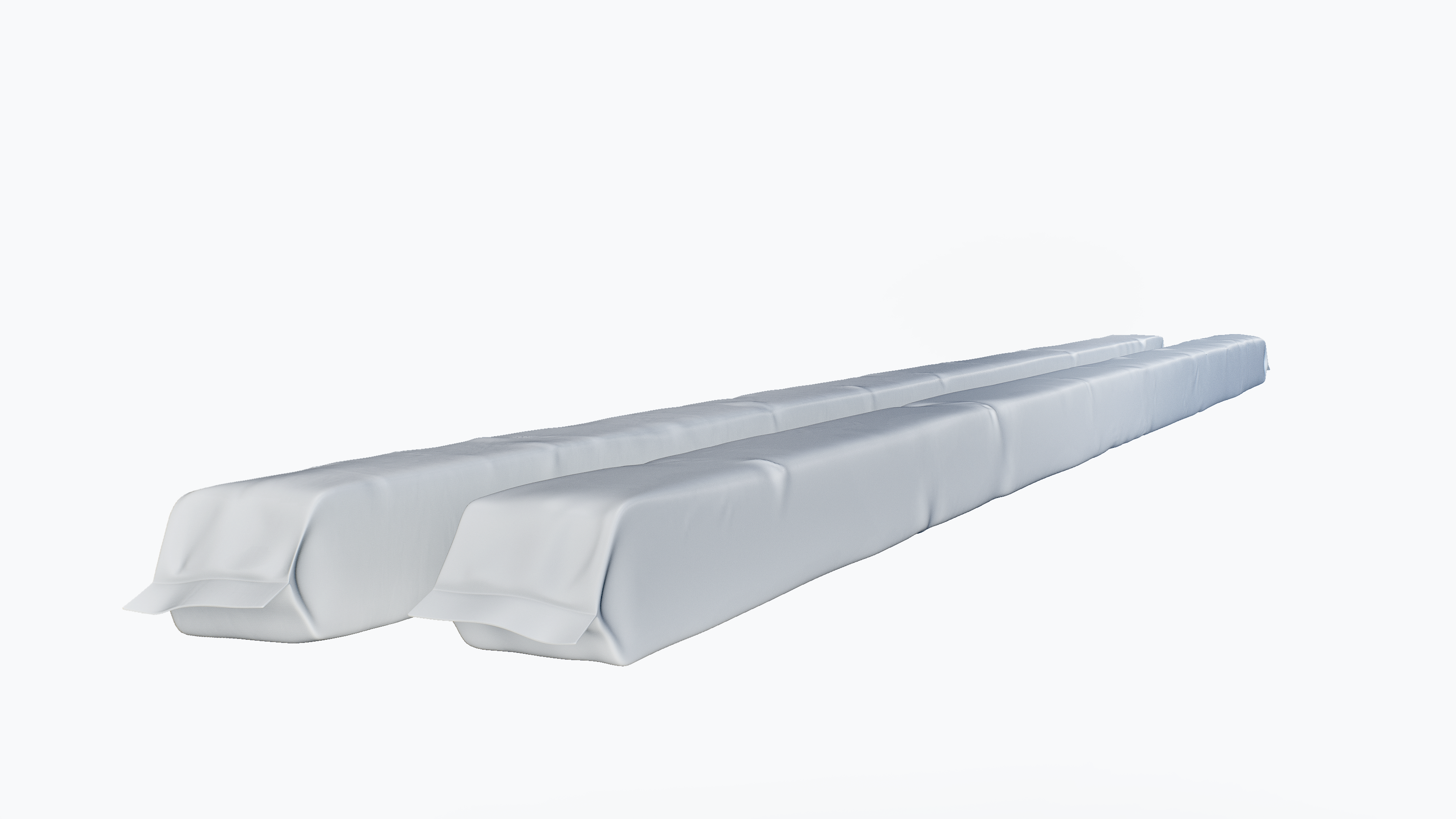 2er-Set Softstange/Softpole/Flexpole • 300cm • Weiß