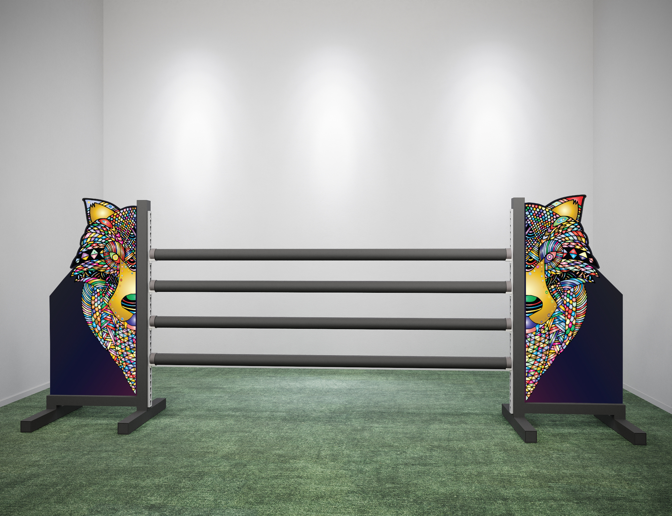 Designhindernis Lion • 180 cm
