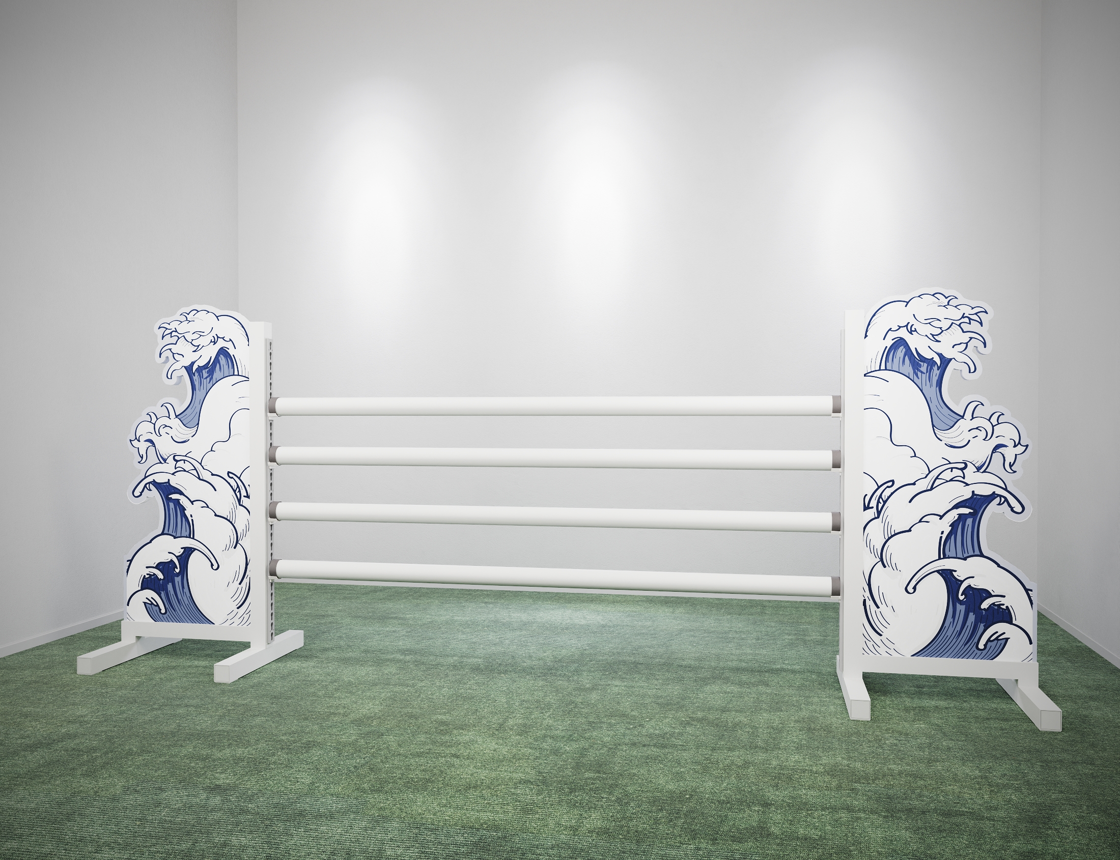 Designhindernis Japanes Waves • 180 cm