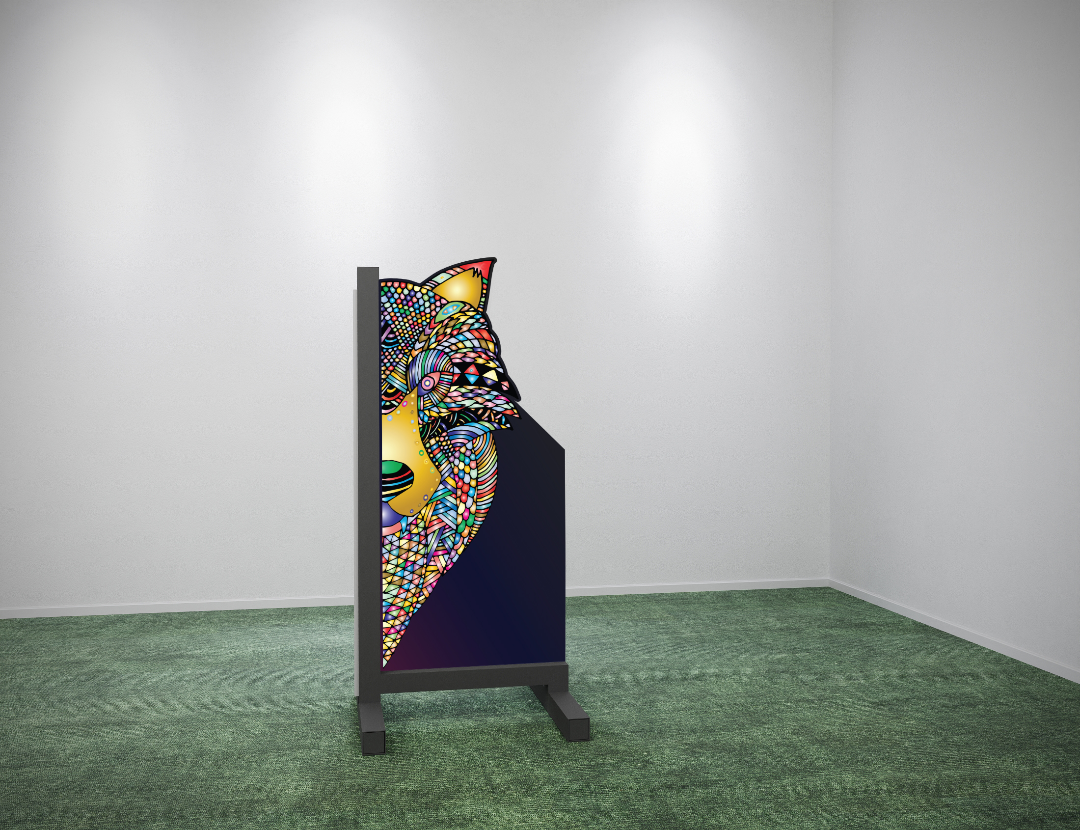 Designhindernis Lion • 180 cm
