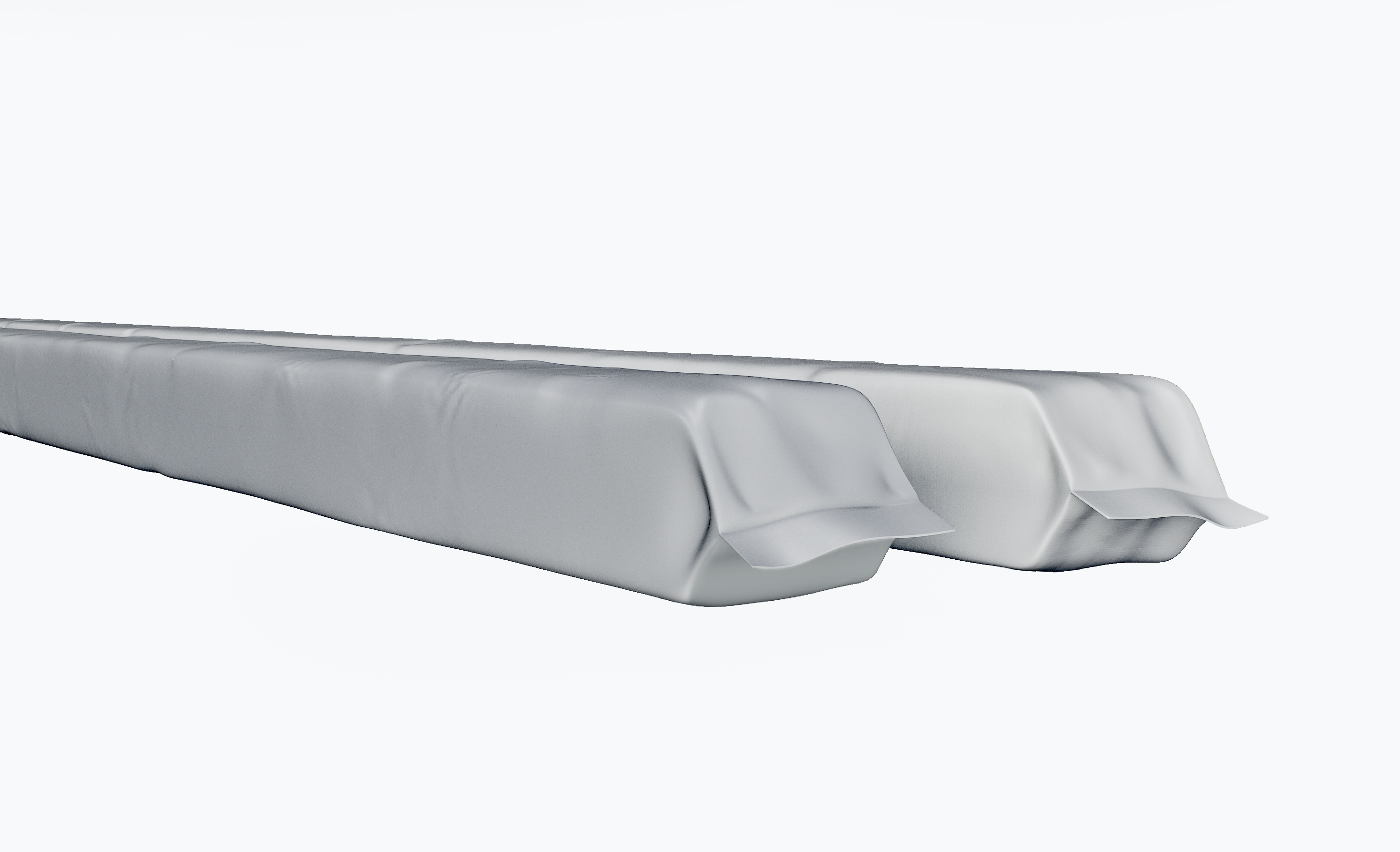 2er-Set Softstange/Softpole/Flexpole • 300cm • Weiß