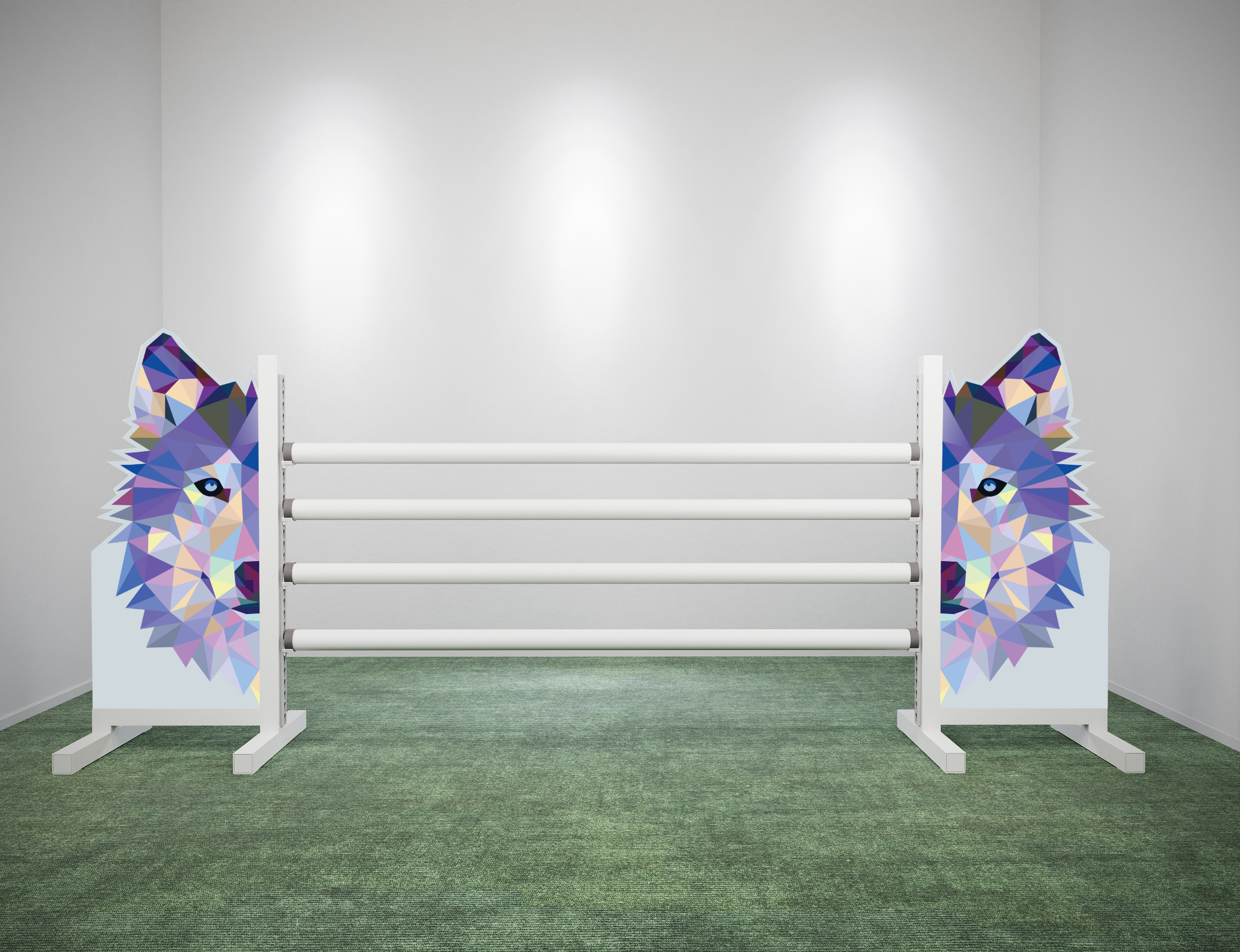 Designhindernis Ice Wolf • 180 cm