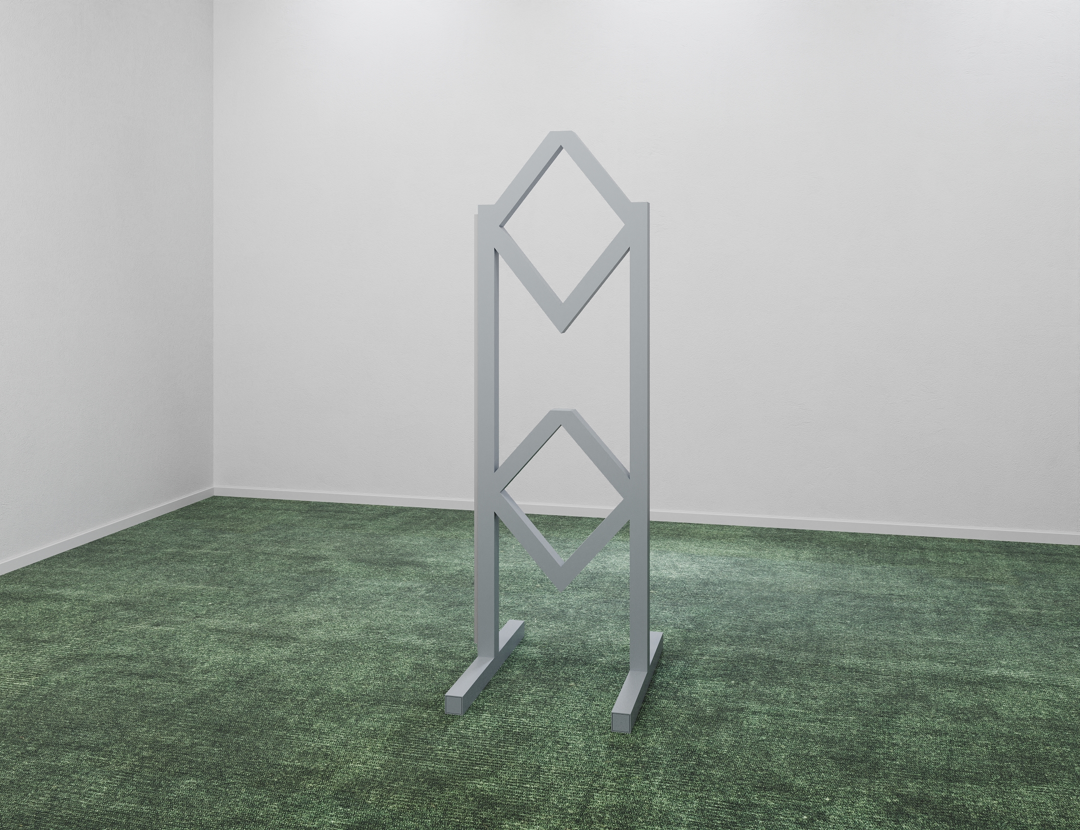 Hindernisständer Opglabbeek • Silber • 190 cm