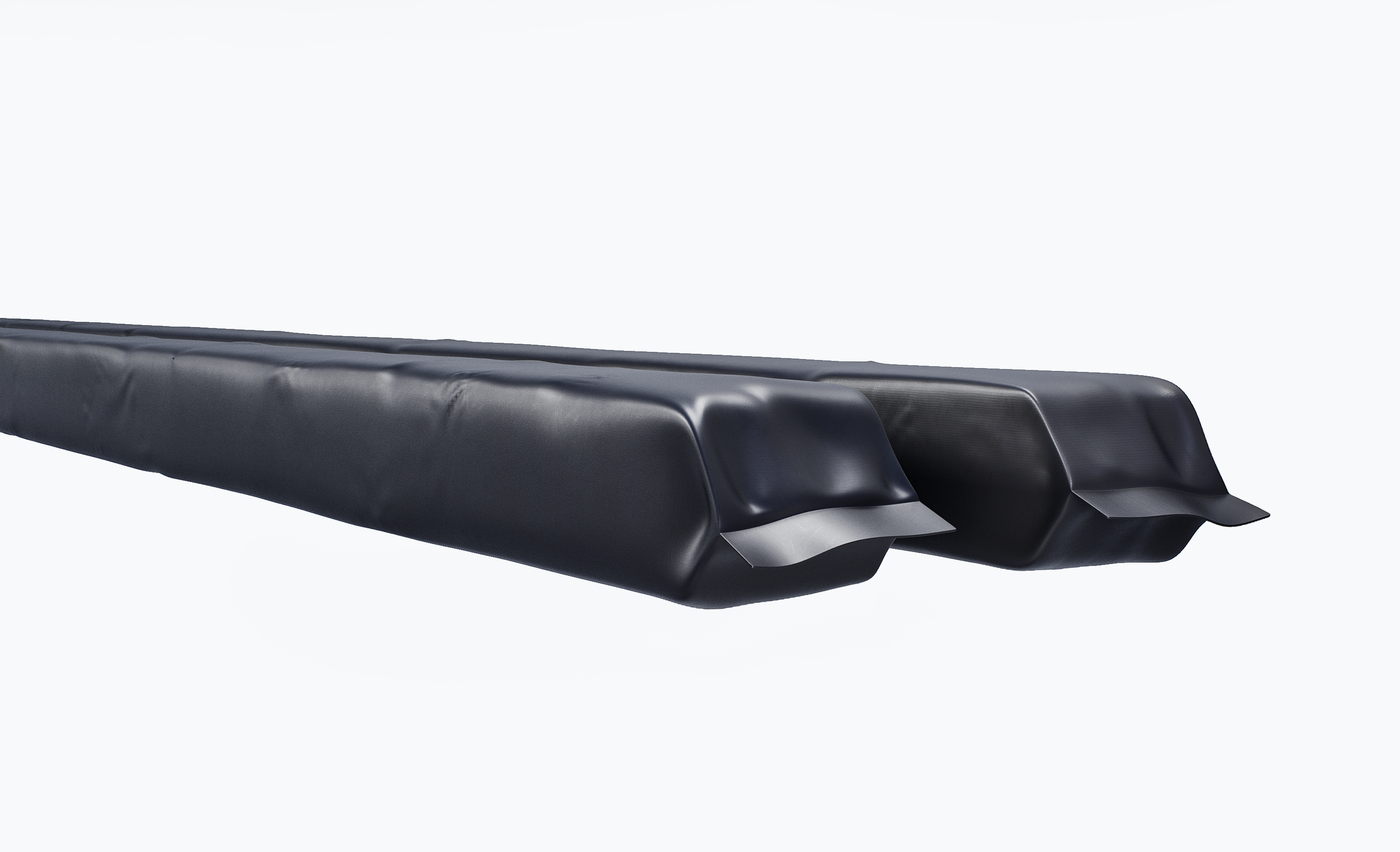 2er-Set Softstange/Softpole/Flexpole • 300cm • Schwarz
