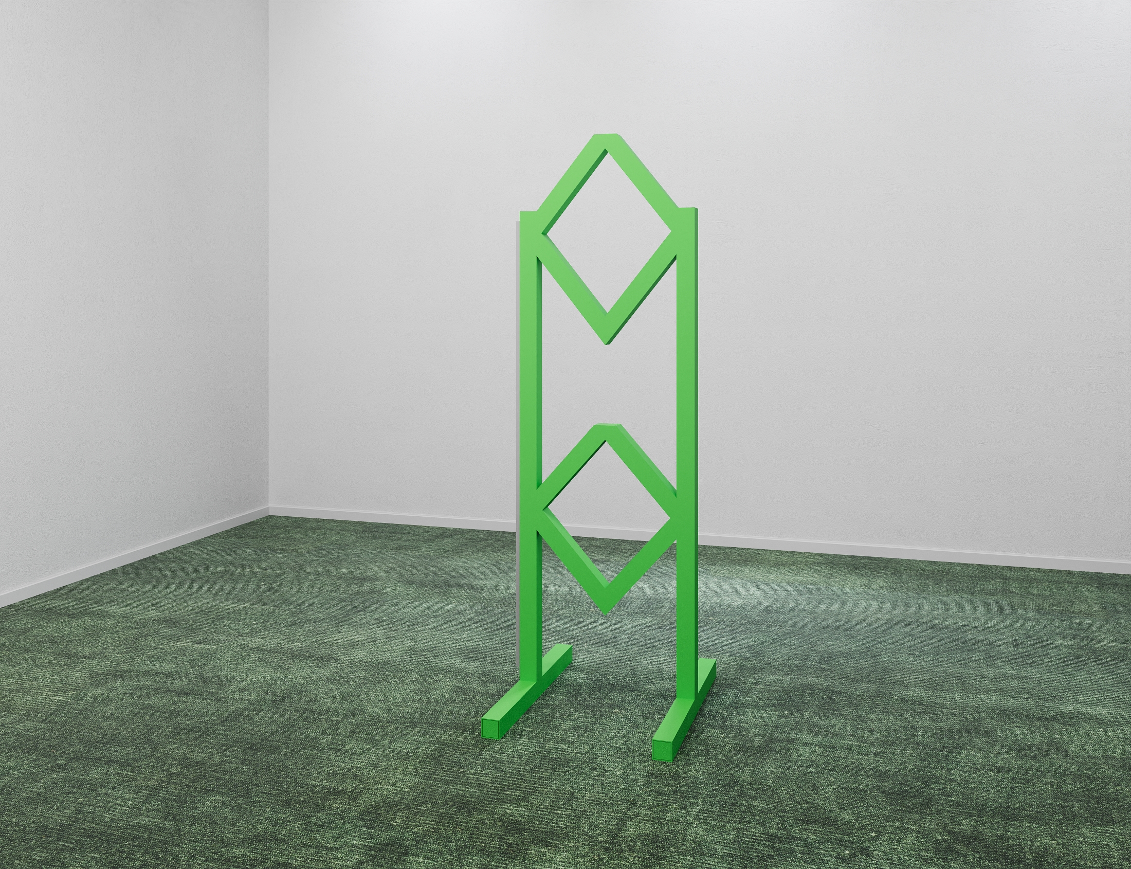 Hindernisständer Opglabbeek • Hellgrün • 190 cm
