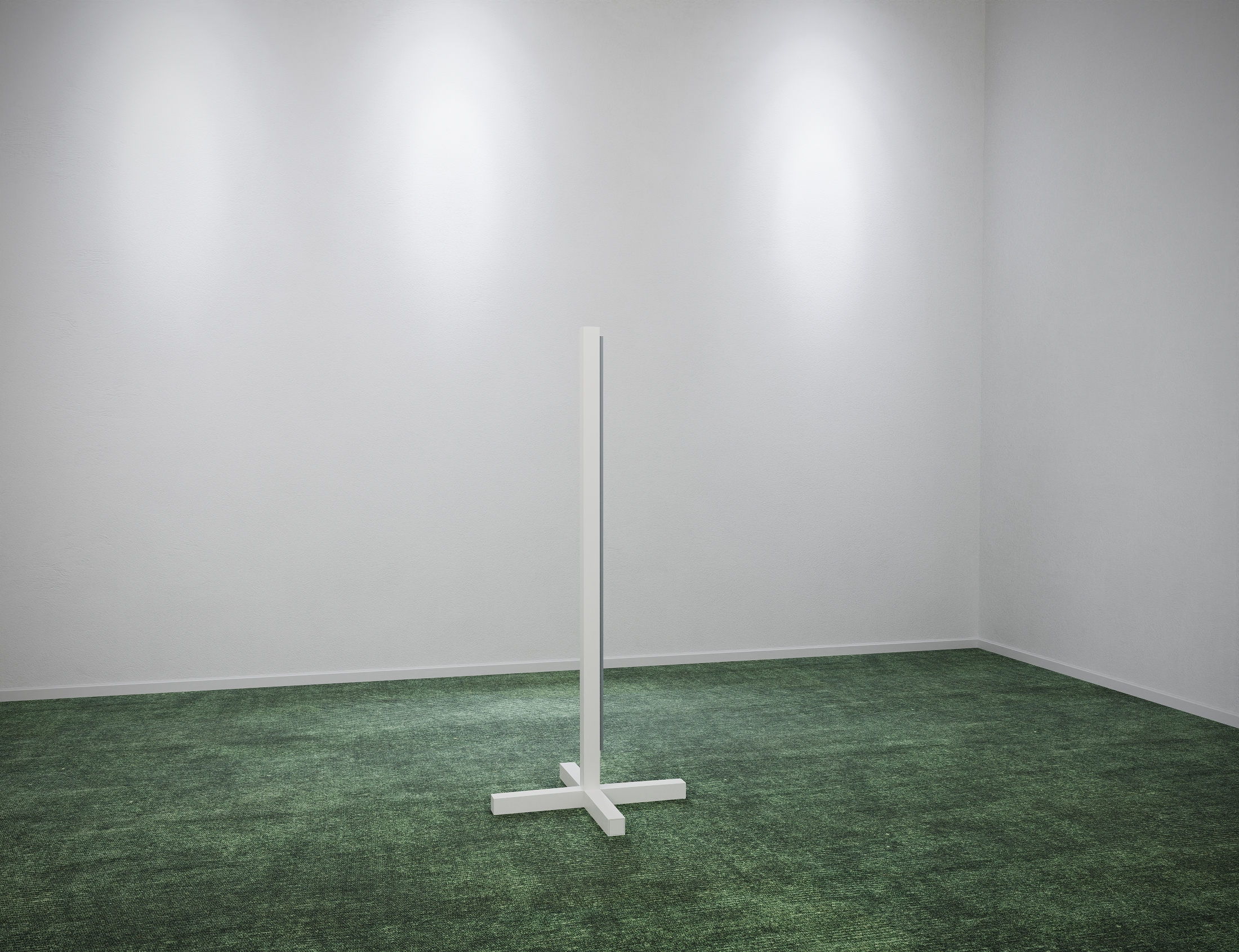 Alu Oxerständer / Kreuzfußständer • Weiß • 170 cm