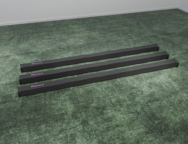 2er-Set Softstange/Softpole/Flexpole • 300cm • Schwarz