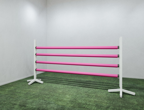 Kreuzholz Hindernisstange • 300cm • Pink