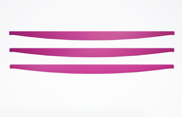 Premium+ Planke • 300cm • Gebogen • Pink