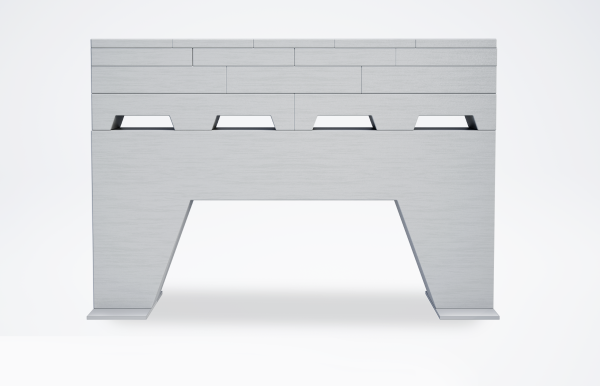 Modulare Premium+ Mauer Weiß • 2,2m x 1,55m