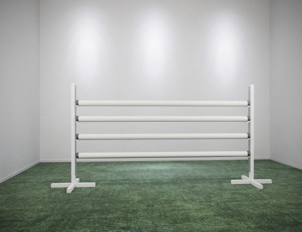 Alu Oxerständer / Kreuzfußständer • Weiß • 170 cm