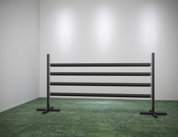 Alu Oxerständer / Kreuzfußständer • Schwarz • 170 cm