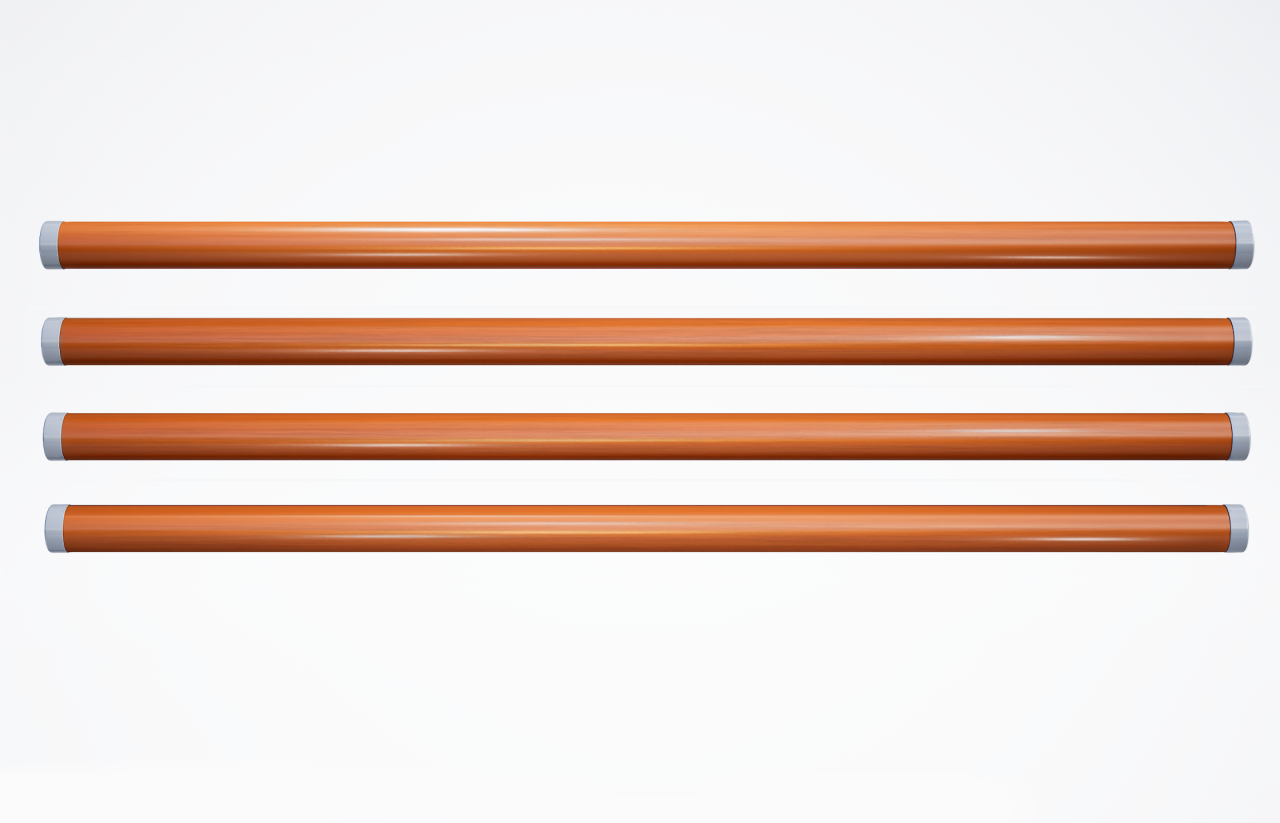 Premium+ Hindernisstange • 300cm • Orange